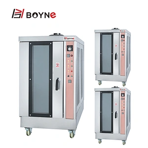 Industrial  Hot Air Rotary Oven High Temperature Ten Trays gas Convection Oven