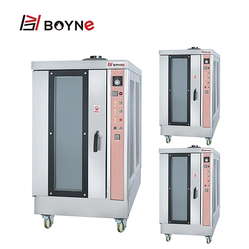 Industrial  Hot Air Rotary Oven High Temperature Ten Trays gas Convection Oven