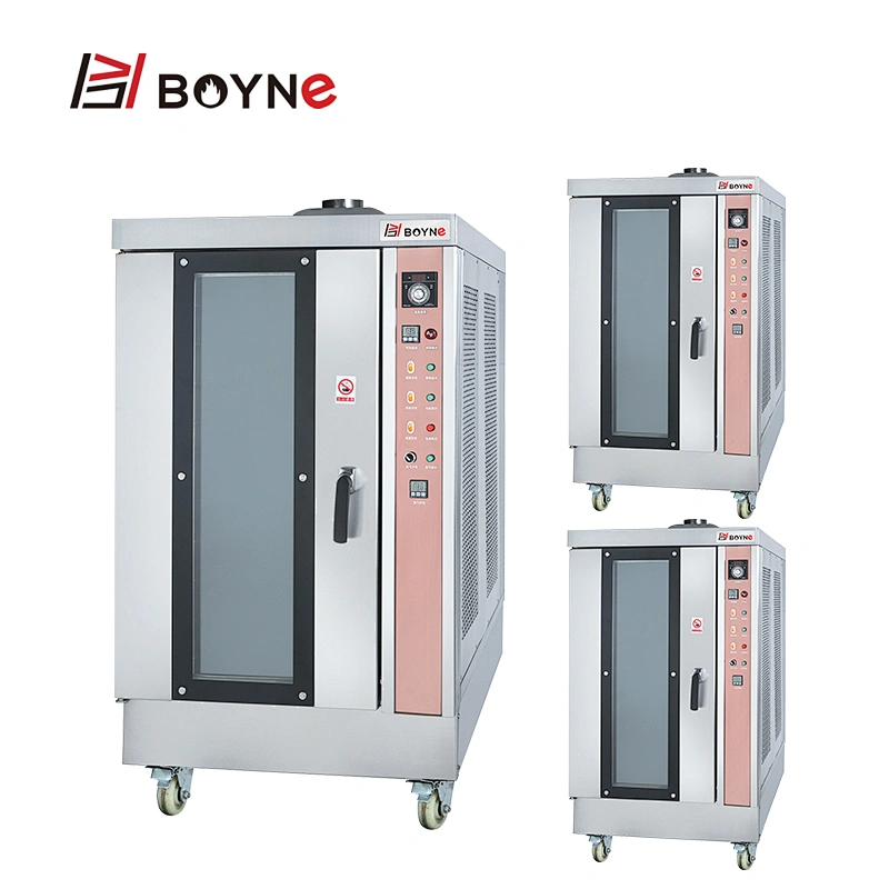 Industrial  Hot Air Rotary Oven High Temperature Ten Trays gas Convection Oven