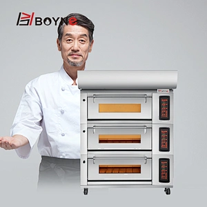 Touch E Series Oven 3 Deck 6 Pan Electric Oven With Steam System
