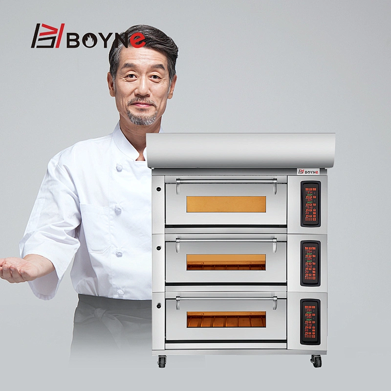 Touch E Series Oven 3 Deck 6 Pan Electric Oven With Steam System
