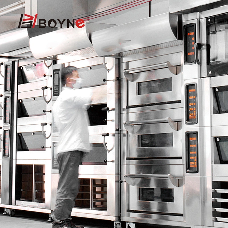 Conjoint Combined Oven 2 Deck 4 Tray Electric Oven With 10 Trays Proofer