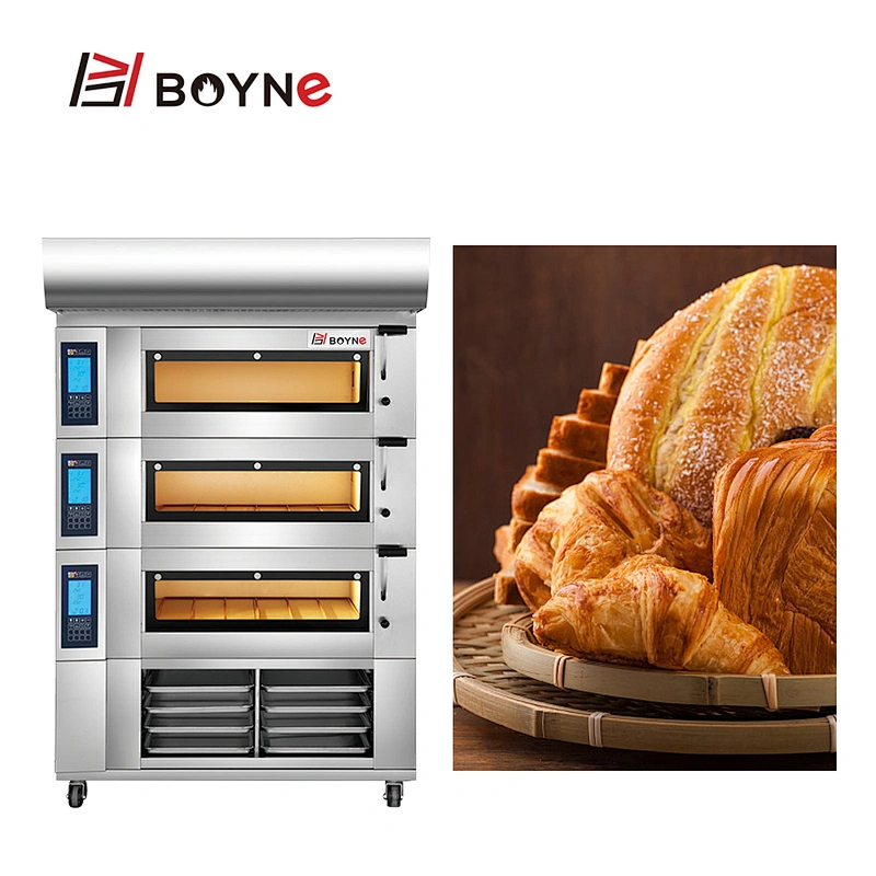 Commercial Bakery Kitchen Equipment Pizza Bread Baking Oven
