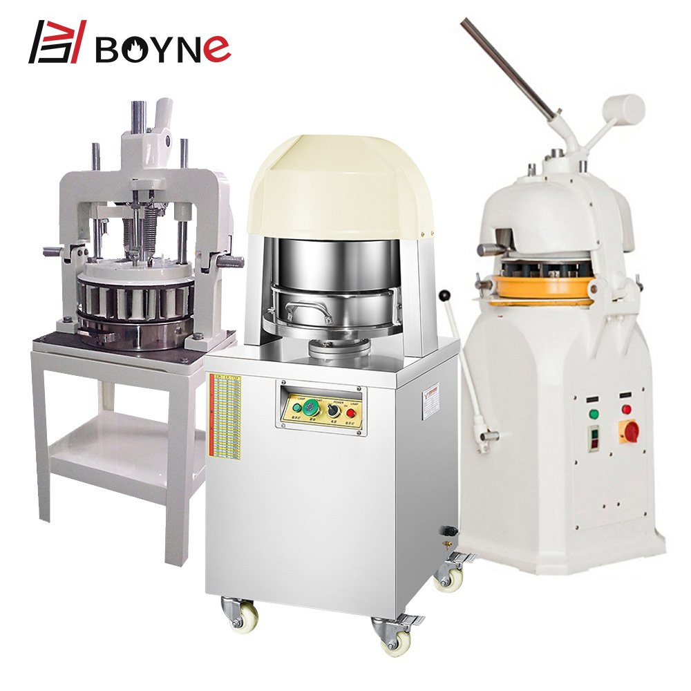 Boyne Kitchen Equipment Bakery Ball Machine Commercial 30-100G Automatic Volumetric Pizza Dough Divider Rounder