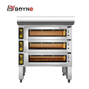 Commercial 9 Trays Stainless Steel Bread Bakery Oven With High Temperature