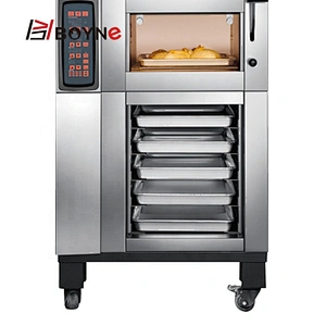Commercial Bakery Combined Oven Stable Heat Transfer Hot Wind With Steam Oven