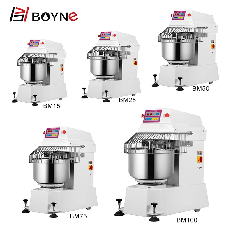 Boyne Kitchenaid Factory Wholesale Price 1Kg 5Kg 15 Kg 20Kg 25Kg 30 Litre 40 Kg Industrial Baking Spiral Dough Mixer