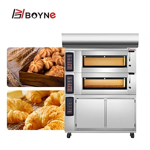 Conjoint Combined Oven 2 Deck 4 Tray Electric Oven With 10 Trays Proofer