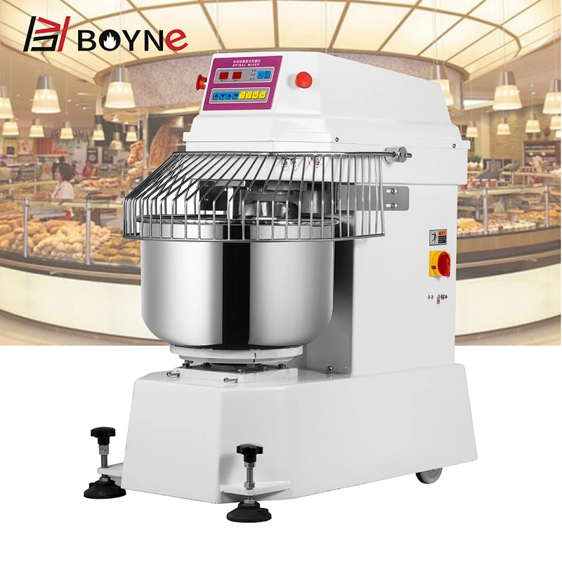 Boyne Kitchen Equipment Big Capacity Spiral 50L 60L 80L Stand Cake Bread Dough Mixer Machine