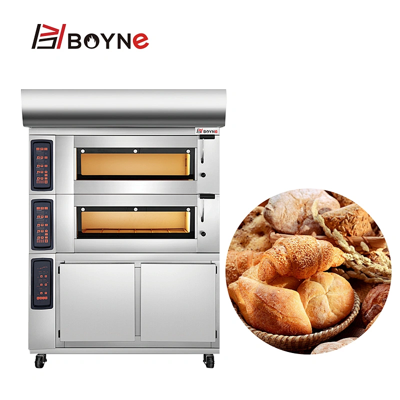 Conjoint Combined Oven 2 Deck 4 Tray Electric Oven With 10 Trays Proofer