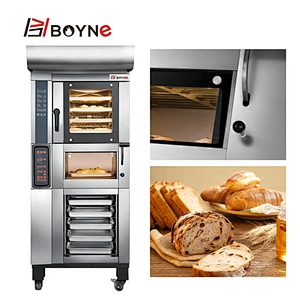 Commercial Bakery Combined Oven Stable Heat Transfer Hot Wind With Steam Oven