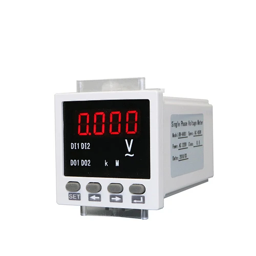 Hd Display Simple Operation Table Electric 96*96mm AC/DC Power LCD Display Single Phase Voltage Meter