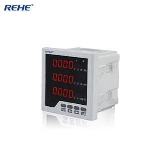LCD Digital Solar Power Meter Three Phase Meter Current,Voltage and Power Combination Meter