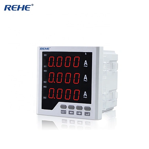 Hot Sell RH-3AA33 Digital Three Phase AC/DC Ampere Meter with Modbus-RTU RS485