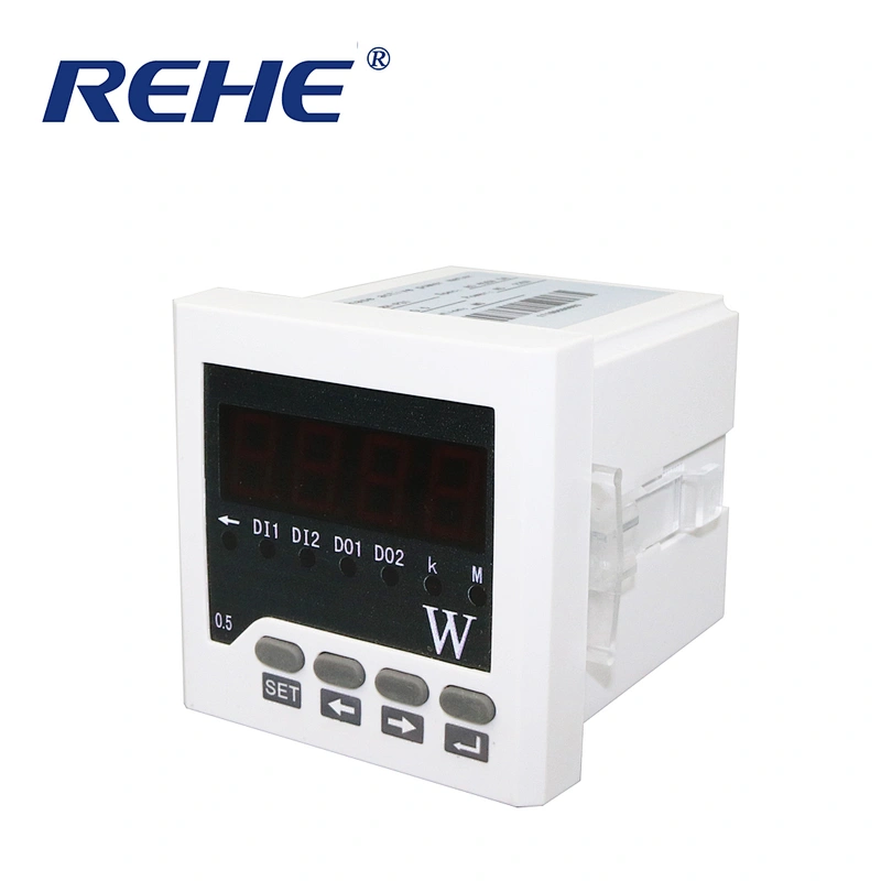 digital led three phase panel mount laser rf dc 220V power active kw w meter