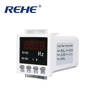 digital panel mount voltage electrical digital line Hz meter frequency meter RH-F81
