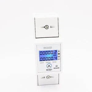 RH36SD AC Single Phase Household/Rental room Electric Watt meter