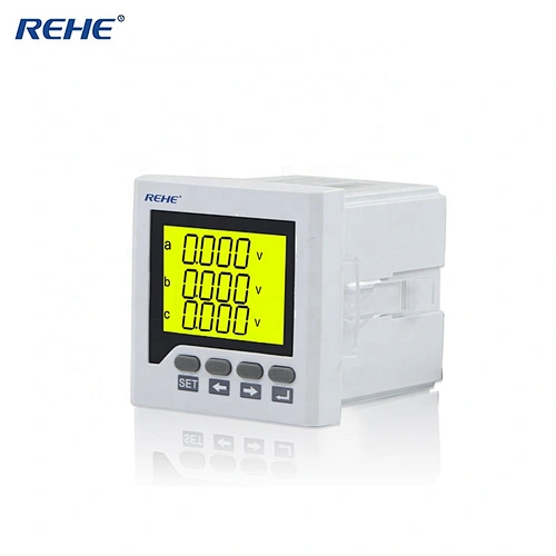 Hot-sale  72*72mmThree Phase LCD Multi-function Power Meter RH-3D6Y