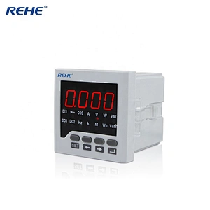 RH-D61 Panel Size 72*72mm Single Phase LED Display AC/DC  Digital Multifunction Energy Meter Support Alarm,Analog output