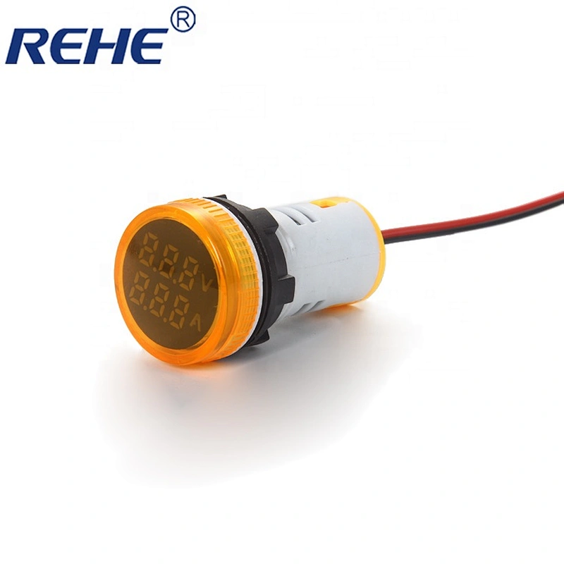 22mm Mini Indicator Lights Ammeter and voltmeter multi signal lamp with transparent cap