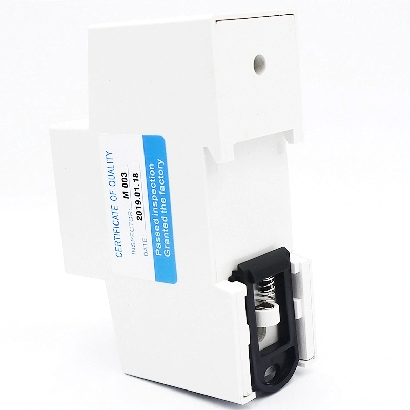 High Quality White DIN Rail Single Phase Two Wire Digital Electric Power Meter