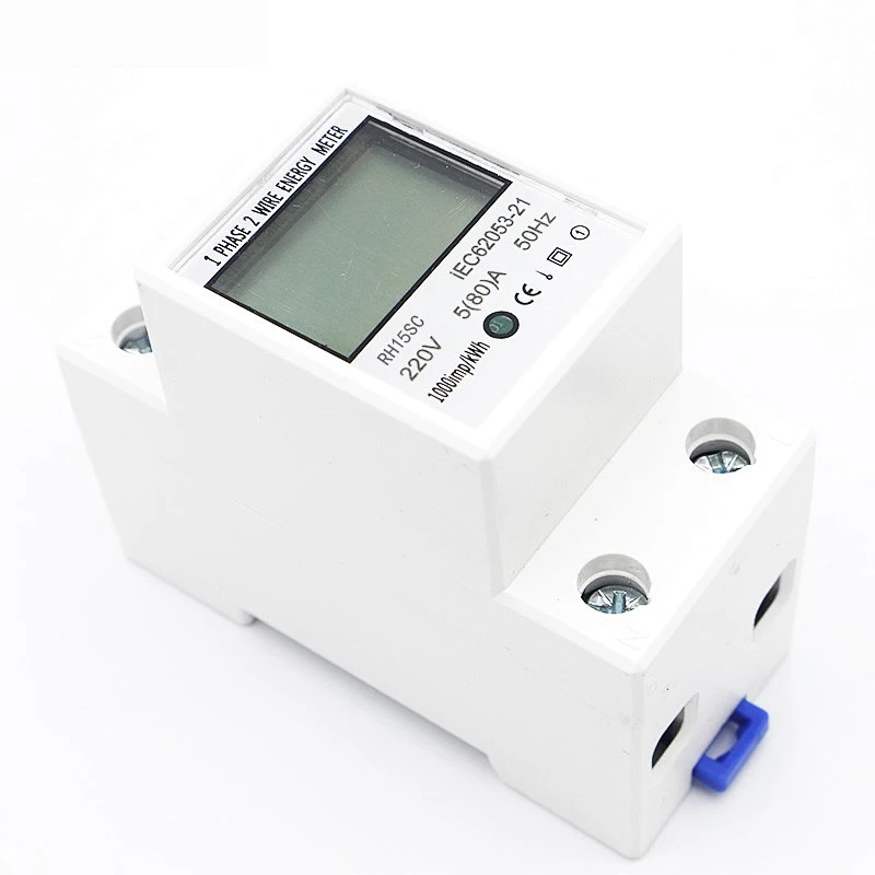 REHE only makes Excellent electronic products: New Single Phase Electronic DIN rail type Active power meter with LCD display