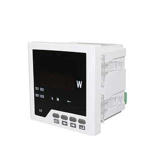 digital panel mount active reactive single phase ac dc kwh power energy meter