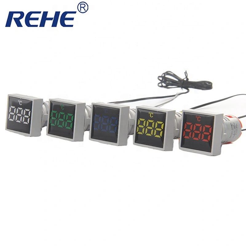 New Design mini Square panel led indicator hz frequency meterlight/lamp with digital led display