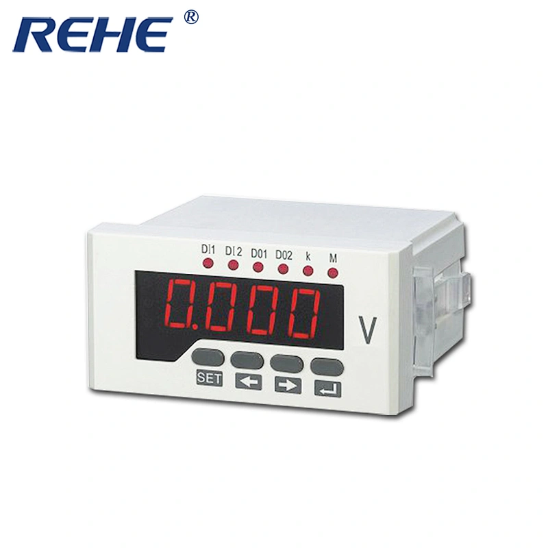 RH-AV41 120*60mm single phase LED display test ac or dc voltage meter voltmeter