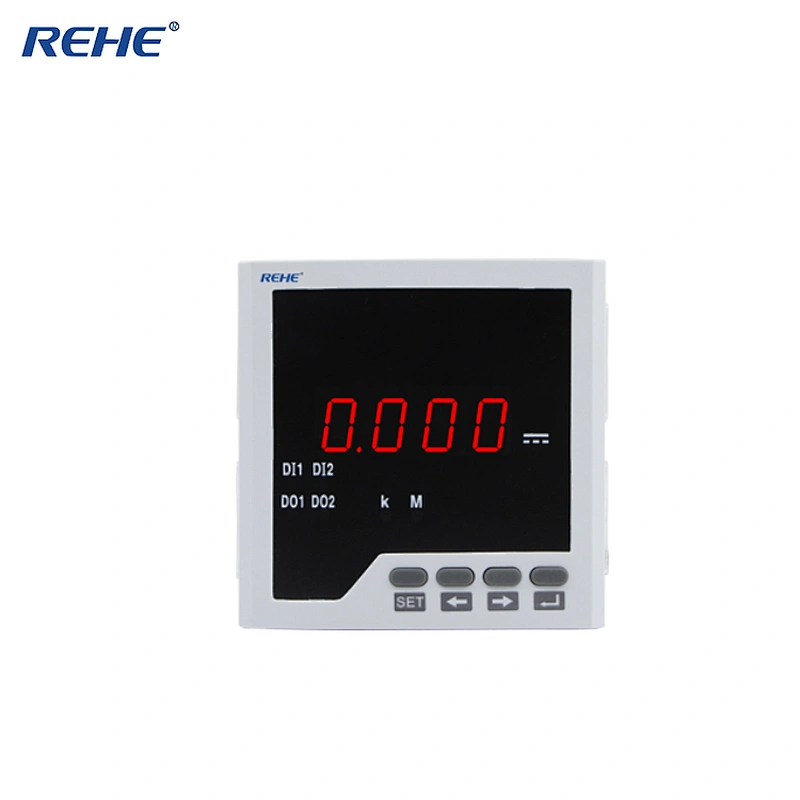 Power distribution Cabinet use panel voltage meter single phase led display ac digital voltmeter