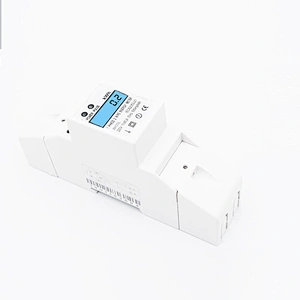 RH35L Single phase Electronic DIN rail active energy meter with White Backlight LCD display