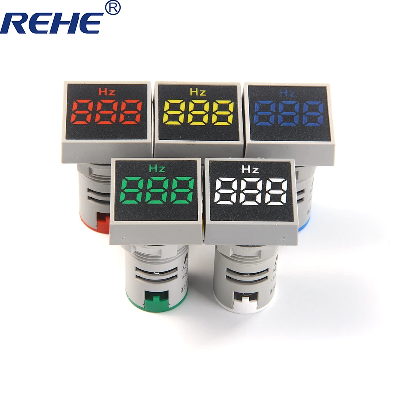 AD16 22mm blue LED Digital Display Electricity Hertz Frequency Meter 0-99hz