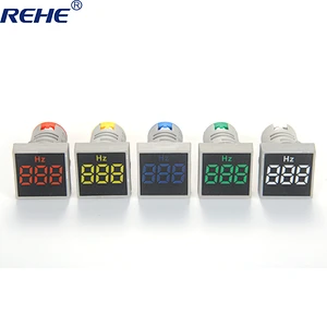 AD16 22mm blue LED Digital Display Electricity Hertz Frequency Meter 0-99hz
