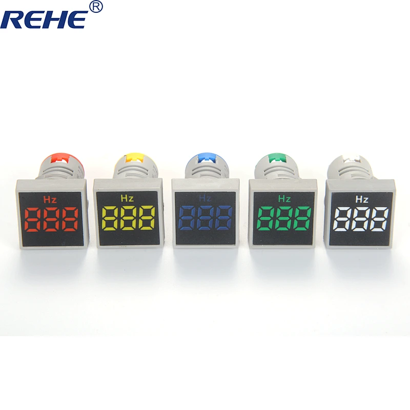 AD16 22mm blue LED Digital Display Electricity Hertz Frequency Meter 0-99hz