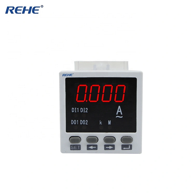 48*48 small square Single AC/DC phase ampere ammeter & current panel meter