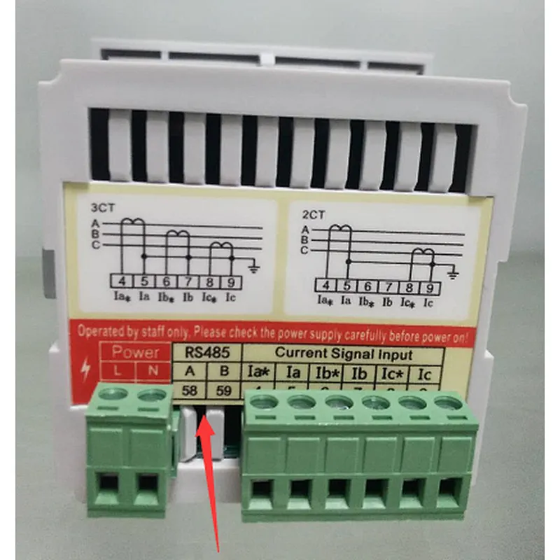 RH-AV2Y 120*120mm intelligent digital panel analog single phase AC voltmeter voltage data logger LCD