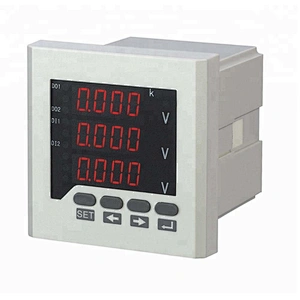 Hot sale digital display super Smart three phase digital Voltmeter with rs485