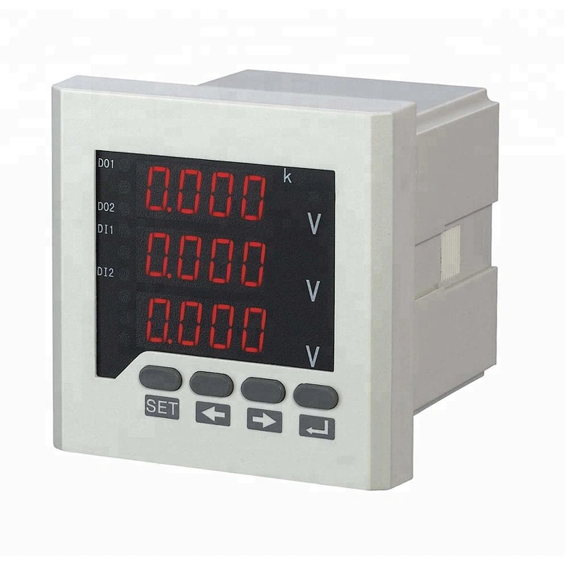 Hot sale digital display super Smart three phase digital Voltmeter with rs485