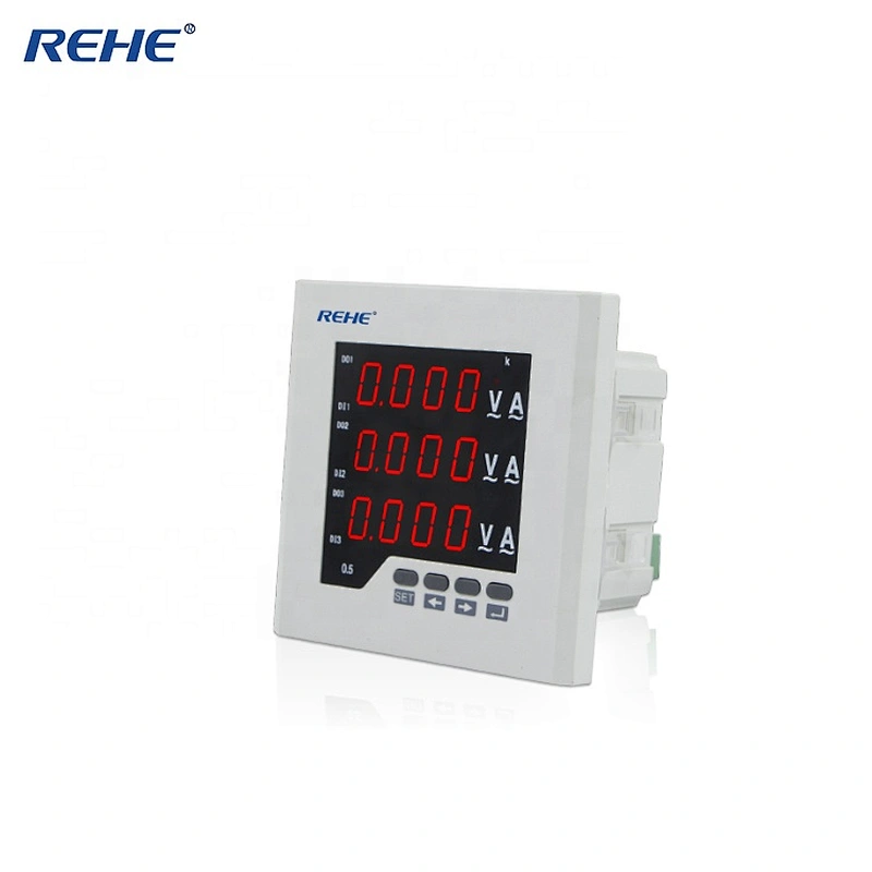 RH-3UIF73 Digital display meter 3 phase digital combination meter amp&volt meter