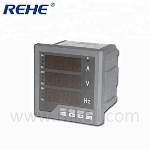 RS485 Single Phase AC Digital Voltage Current And Frequency Combination Meter