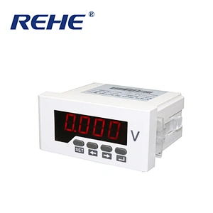 RH-AV41 120*60mm single phase LED display test ac or dc voltage meter voltmeter