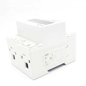 RH35SC AC 4P Single Phase DIN Rail 220VAC 10(40)A 50HZ Electric Watt Two Wire Active Energy meter