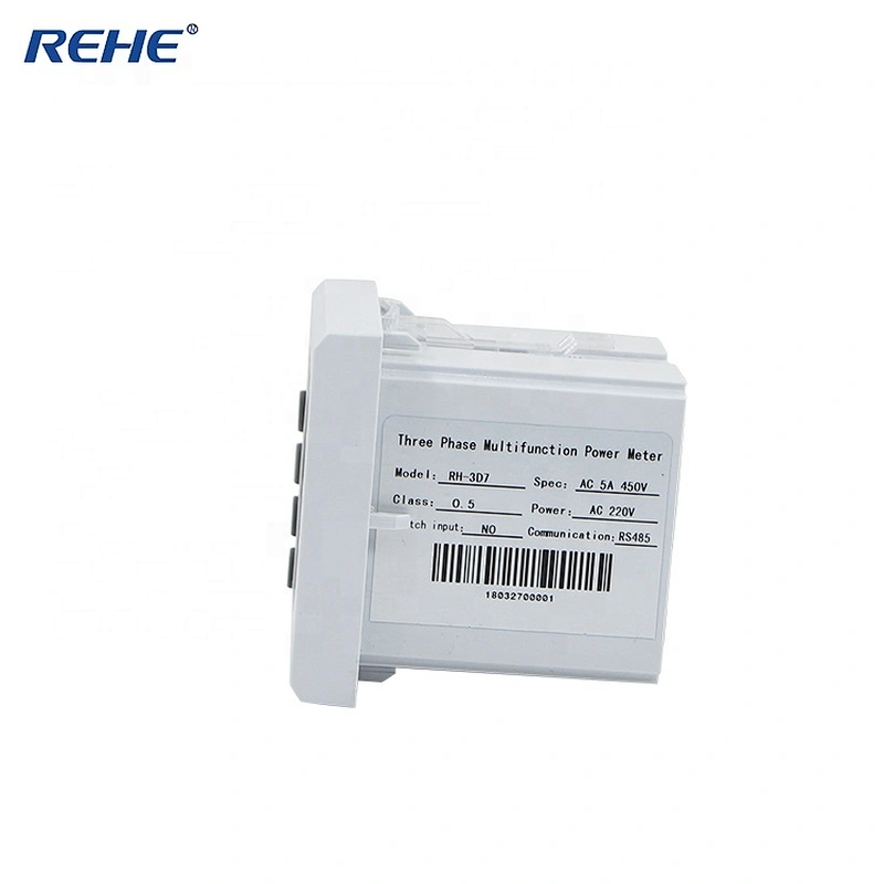 NEW high quality 80*80mmThree Phase LED screen Multi-function Power analyzer energy meter for distribution board