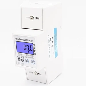 RH35SD HD Multi-function display DIN Rail Single Phase 2P  Smart Digital Power meter