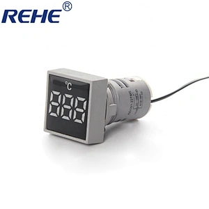 New Design mini Square panel led indicator hz frequency meterlight/lamp with digital led display