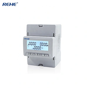 Din-Rail Type Digital Meter Three-Phase Din Rail Current Meter With LCD screen