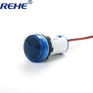 AD16 22mm 220V AC Digital Display Ampermeter Monitor Current Indicator Signal Light Ammeter Tester Measuring 0-100A Ampere