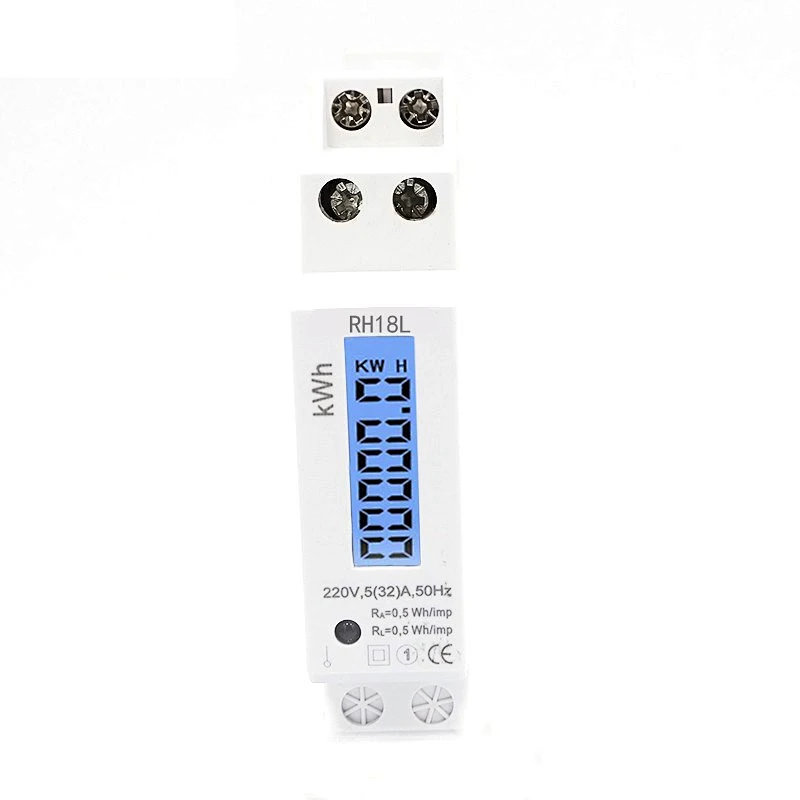 Very popular electric energy meter with LCD backlight (5+1) display