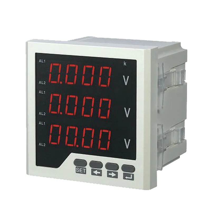single-phase DC 12V measuring digital panel voltage meter voltmeter programmable digital voltmeter