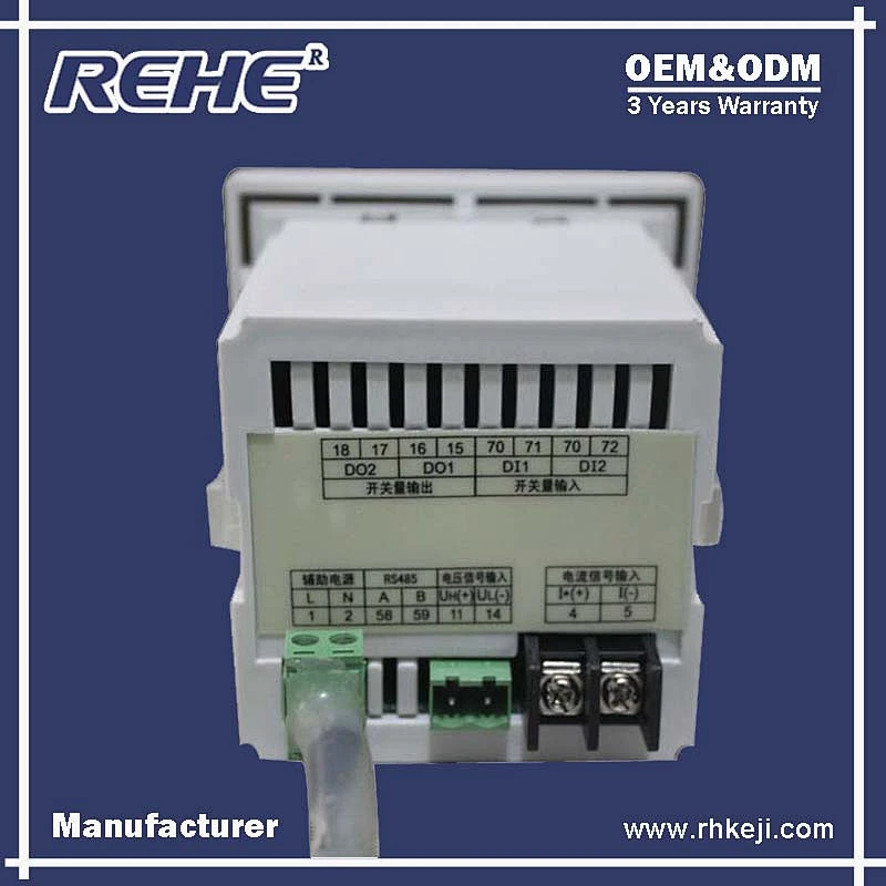RH-UIF33 REHE Meter digital single phase AC voltage and current and frequency combination meter